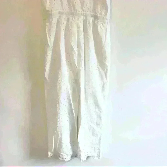 All in Favor White Ruffle Eyelet Jumpsuit - Picture 13 of 16